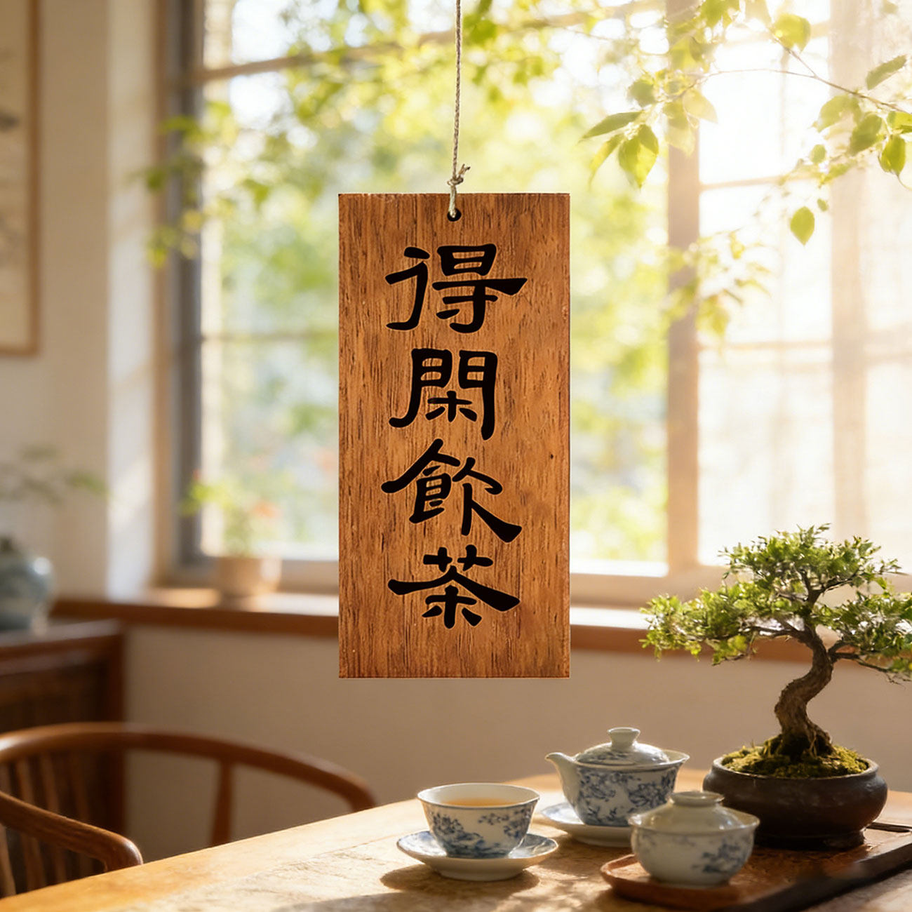 得闲饮茶木牌挂牌喝茶二字定制刻字实木木质工艺品激光雕刻凉亭茶室茶舍门牌复古装饰茶室氛围布置挂牌,文具电教/文化用品/商务用品,标志牌/提示牌/付款码,淘宝优惠券,粉丝福利购,淘宝优惠卷