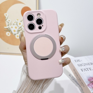 液态硅胶支点壳】适用苹果15promax手机壳16磁吸360旋转支架iPhone14pro高级感磨砂肤感全包保护套ip13防摔女