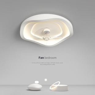 风扇灯卧室吸顶灯一体吊扇灯家用静音餐厅电扇灯主卧房间灯具
