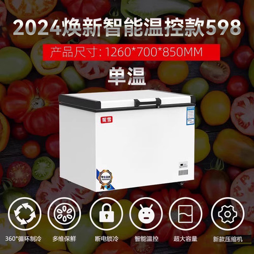 妮雪卧式双温商用大容量冰箱冷柜