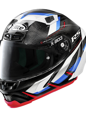 X-LITE意大利进口碳纤维摩托车头盔全盔 高达扎古联名大尾翼