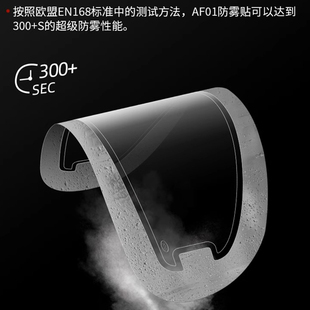 耀晖摩托车头盔防雾贴全盔冬季防雾除雾高清摩雷士通用