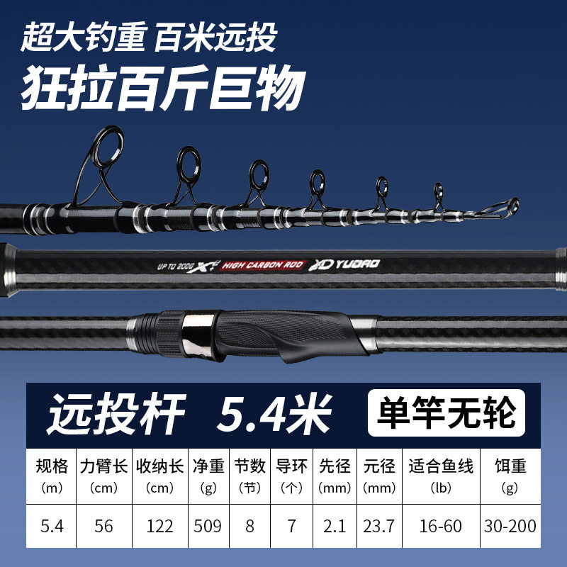 2024全新升级海竿海杆抛竿远投竿超硬全套海钓鱼竿碳素矶竿套装