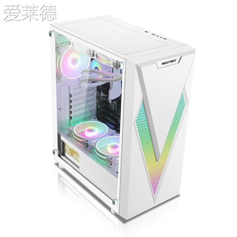 爱莱德支持X79 X58 X99 双路服务器主板台式电脑背走线白色机箱E-