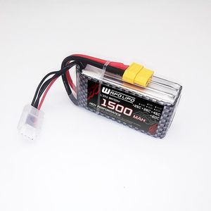 威鹏锂电池大脚遥控车1500mAh11.1V25C足容足C车/船/航模动力电池