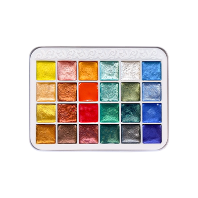 飞乐鸟敦煌故宫国风珠光色彩24色