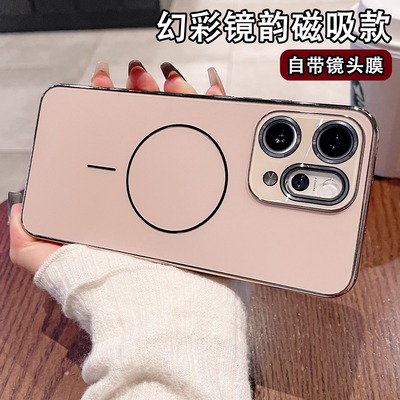 opporeno14pro手机壳高端商务硬