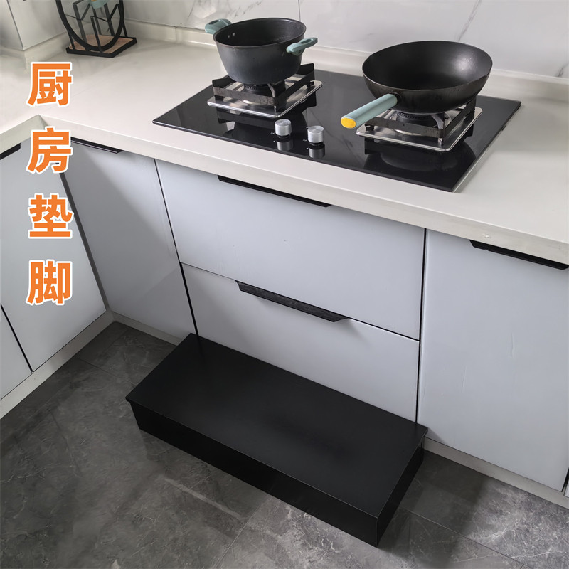 脚踏板厨房垫脚洗衣踩脚增高地台阶飘窗沙发脚踏凳底座可定制实木