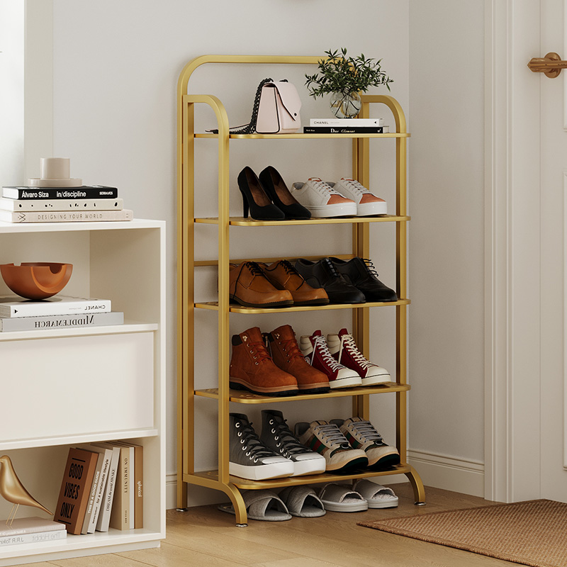 速立普家用防尘简易多层铁艺鞋架