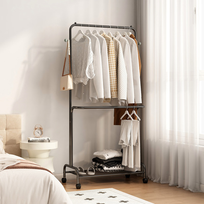 速立普可移动衣架落地卧室挂衣架