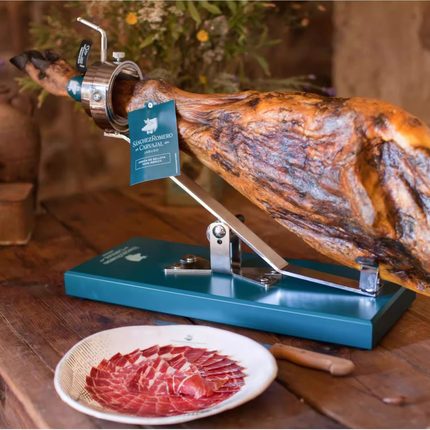 SRC西班牙火腿5J副牌伊比利亚黑猪黑标橡果饲养生吃即食礼盒