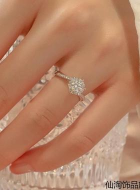 一对仿真莫桑对戒求婚结婚婚礼现场用结婚戒指假钻戒交换仪式