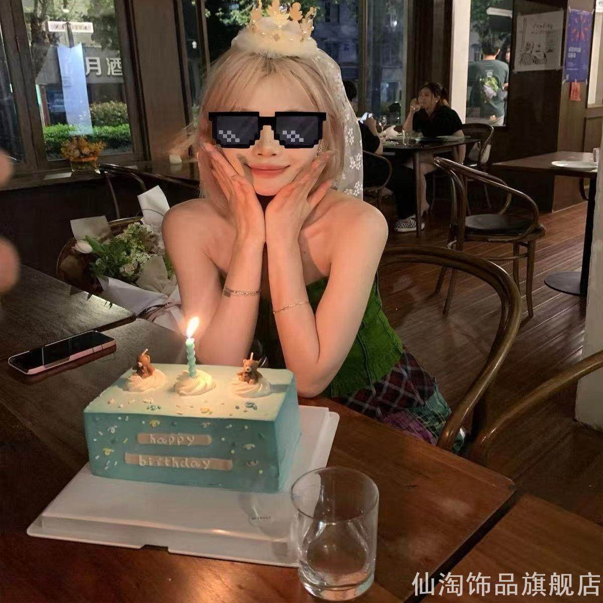 高颜值生日发箍女款皇冠女神