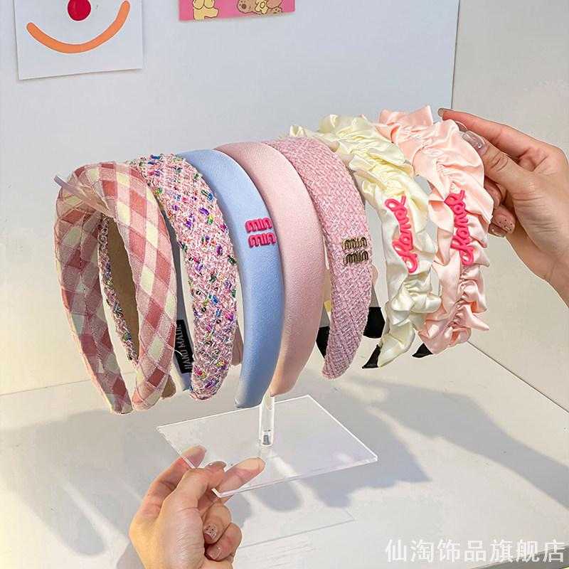 高透亮无划痕亚克力发箍支架梳妆台专用大容量多层发饰置物架子