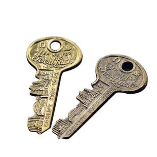 复刻1933年芝加哥世博会纪念全铜幸运钥匙坠扣好运钥匙挂件