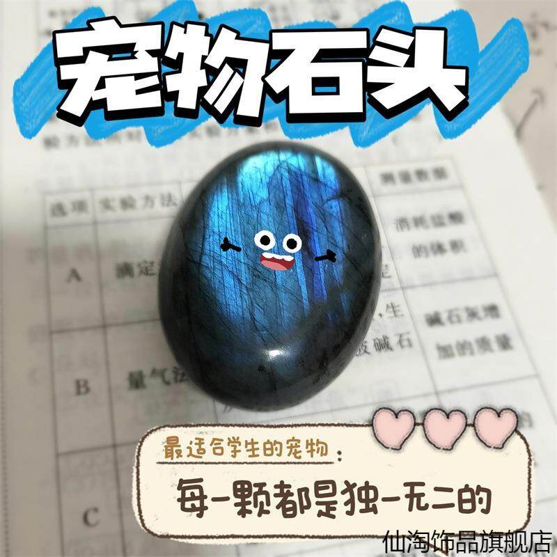 宠物石头手把按摩女生摆件迷你最爱圆滑适合玩具真相双面洞悉奇石