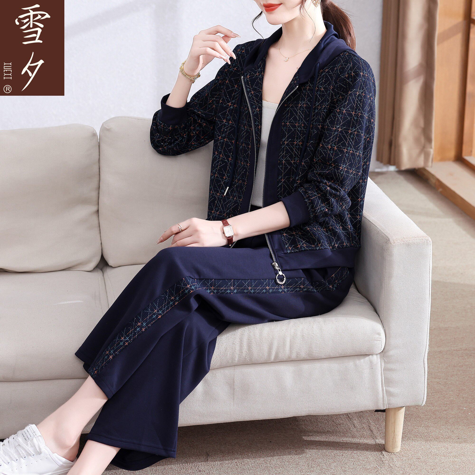 妈妈春装套装2026新款50