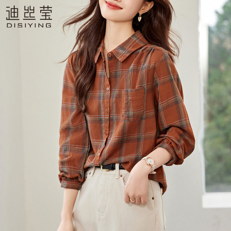 2026年春季新款格子衬衫