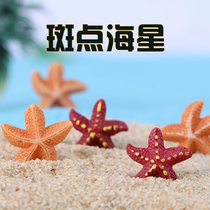 小海星五角海星地中海风格树脂摆件微景观鱼缸造景创意装饰摆件