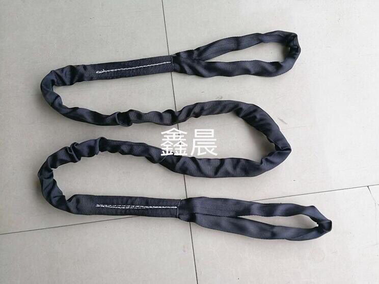 黑色柔性吊带圆形环形吊装带演出舞台专用吊带音箱吊装带2吨3吨