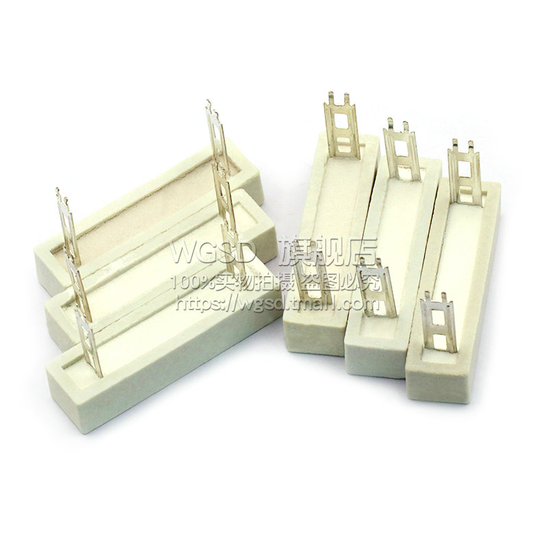 30W大功率水泥电阻器1R/2/3/4/5/6/8/10/12/20/25/100欧/200欧姆