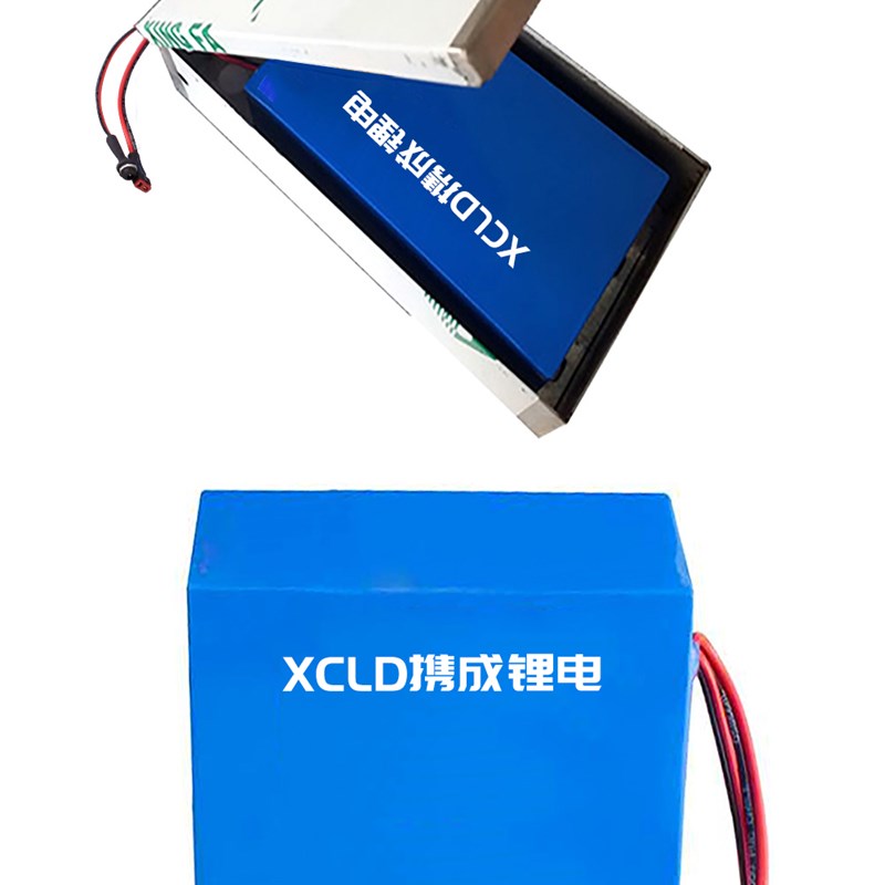 铅酸改装锂电池电动车电瓶横梁挂包24V36V48V折叠代驾车外卖智能