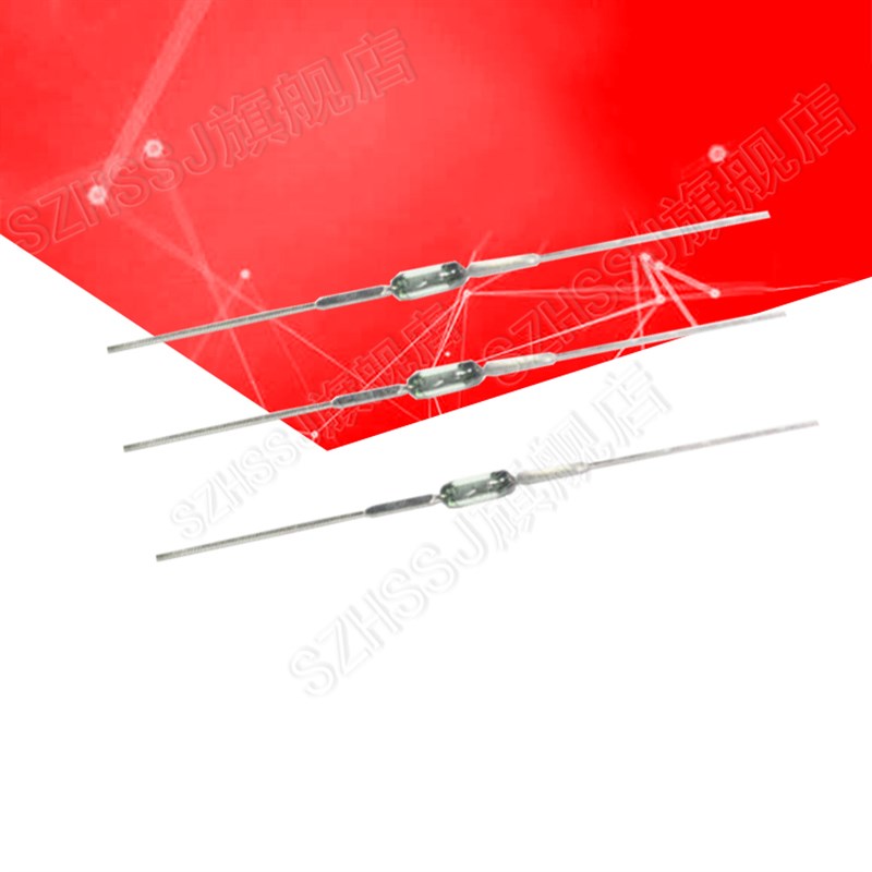 拍1件发5个 RI-80 1.8*5mm 干簧管 常开型 磁控磁性磁感应开关