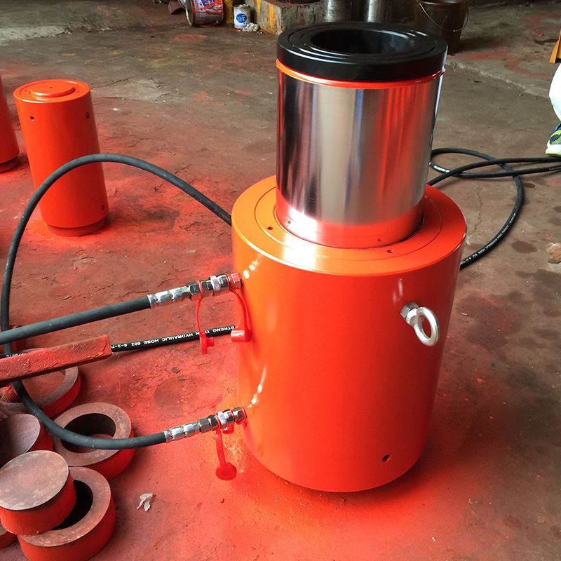 电动液压空心千斤顶分离立式双作用大吨位30T50吨100吨液压千斤顶