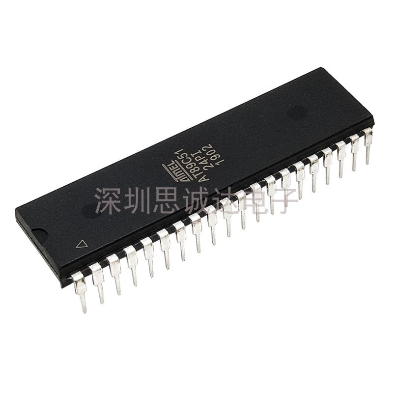翻新 AT89C51-24PU AT89C51-24PI DIP40 ATMEL单片机 89C51