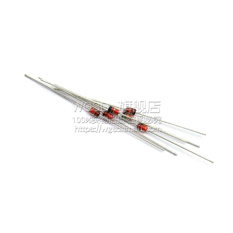 1W 直插玻璃稳压管 稳压二极管 3V3  IN4728A 1N4728 3V3 (50个)