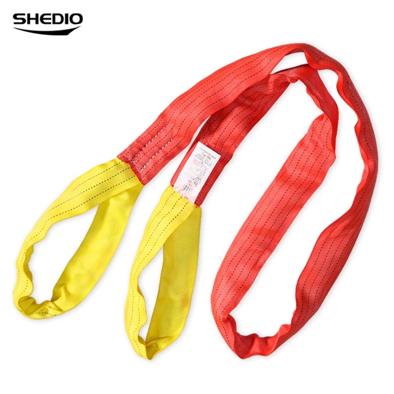 国标环形柔性吊装带1t圆形吊装带起重吊带双扣行车吊绳2吨10吨