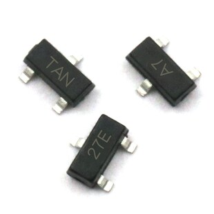 BAV99LT1G NUP2105贴片三极管 印字A7/D4 27E二极管开关 SOT23