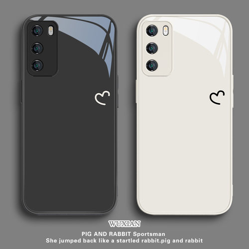 适用所有型号简约玻璃爱心