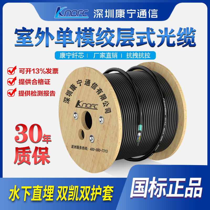 GYTA53直埋双铠双护套铠装光缆