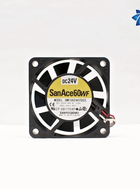 全新 SanAce60 A90L-0001-0511 9WF0624H7D03 24V FANUC伺服风扇