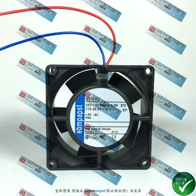 全新原装德国风扇专售TYP 8314HU 8032 24V 6W保质量5年