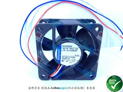 全新原装德国风扇专售TYP 612N/2HH 6025 12V 质保2年