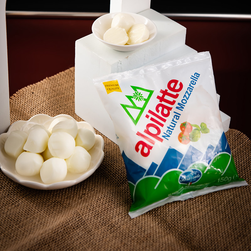 好日期柏札莱小雪球150g非水牛芝士马苏里拉奶酪拉丝即食cheese