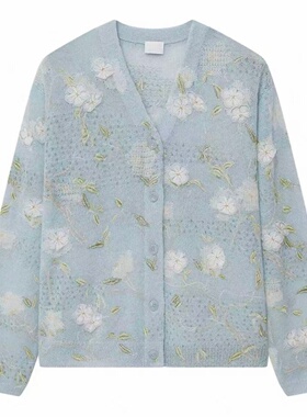 现货毛针织衫2026年春季棉羊毛混纺毛织开衫2K1YE37