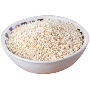 炒熟白芝麻50g调料家用免洗即食烧烤烘焙撒料小包装非生黑芝麻粒