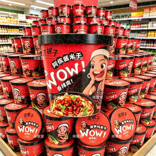 云南佤娘子酱米干桶装卷粉