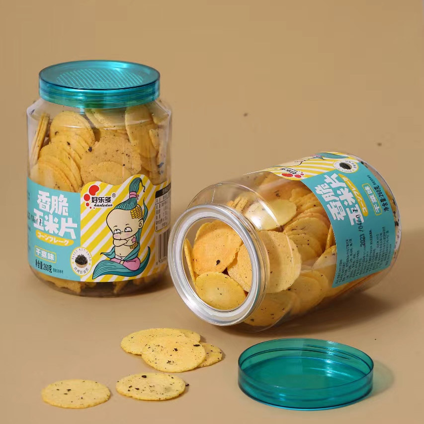 香脆玉米片罐装（干菜味）