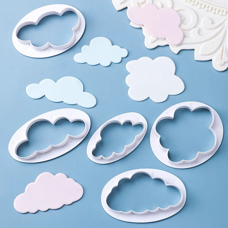 云朵塑料切模翻糖饼干巧克力压模