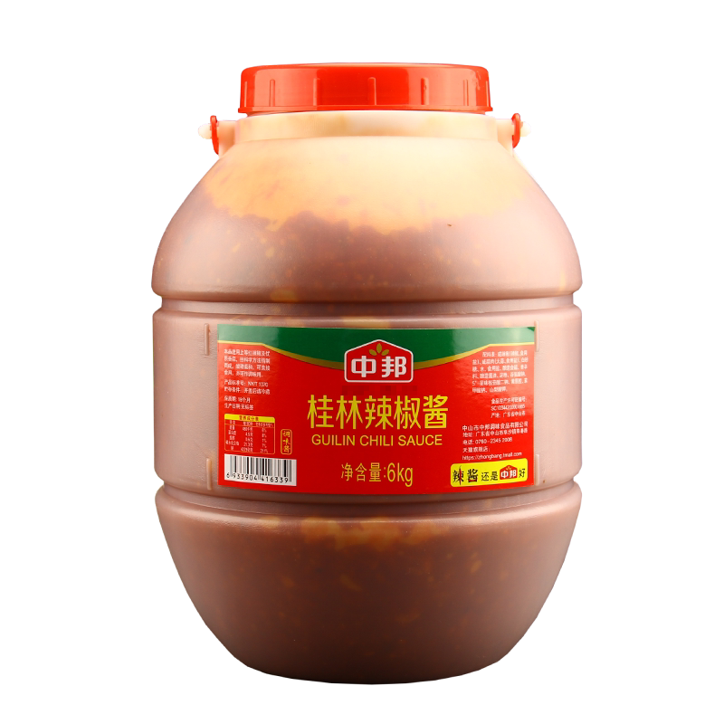 中邦桂林饭店大桶装拌面辣椒酱