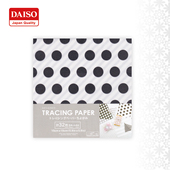 硫酸纸半透明黑白折纸15cm正方形手工折纸千纸鹤代购 日本大创单面