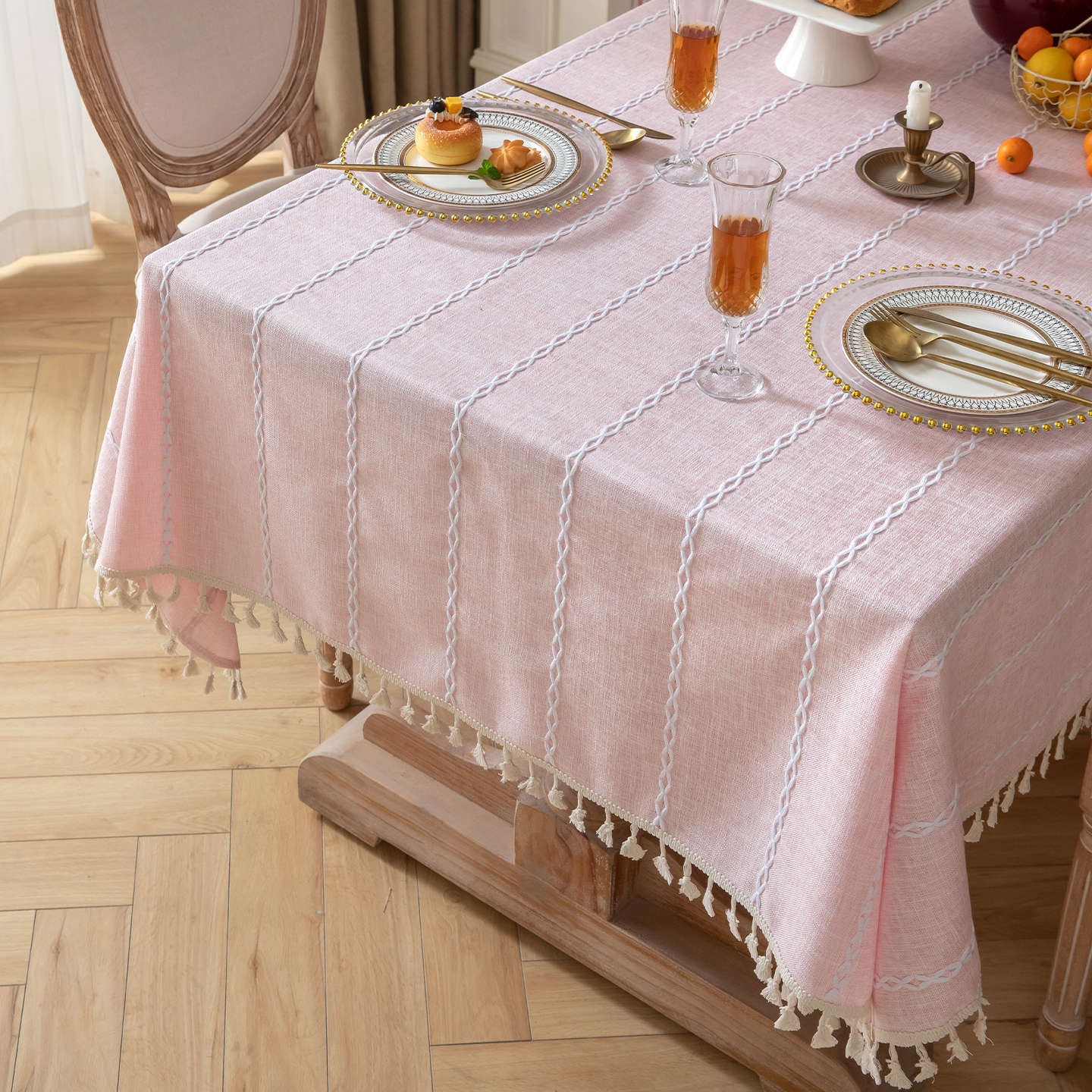 素玲棉麻布艺桌布小清新日式高级