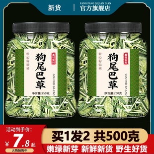 狗尾巴草中药材500g新鲜干货野生狗尾点痣光明毛毛草籽九尾的功效