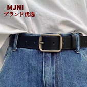 牛仔裤 日本2025新款 针扣皮带男潮ins韩版 腰带年轻人简约男女百搭