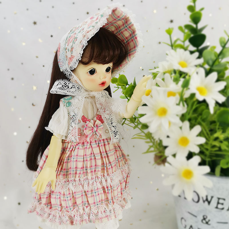 现货6分bjd娃衣ob24六分衣服复古连衣裙洋装30厘米洋娃娃替换装