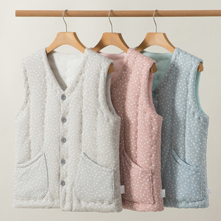 纯棉花手工马甲冬季成人内胆内外穿加厚修身女士加厚保暖坎肩马夹
